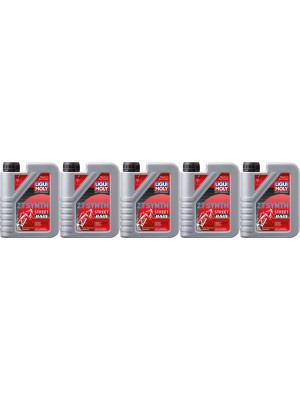 Liqui Moly 1505 Motorbike 2T Synth Street Race Motoröl 5x 1l = 5 Liter