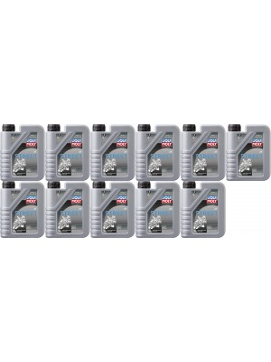 Liqui Moly 1504 Motorbike 2T Street teilsynthetisches Motoröl 11x 1l = 11 Liter