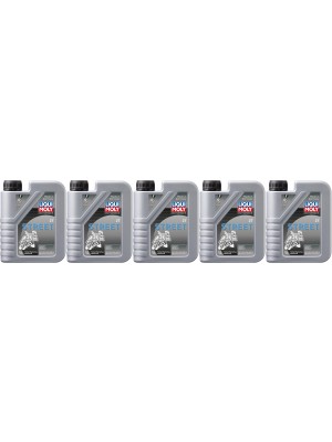 Liqui Moly 1504 Motorbike 2T Street teilsynthetisches Motoröl 5x 1l = 5 Liter