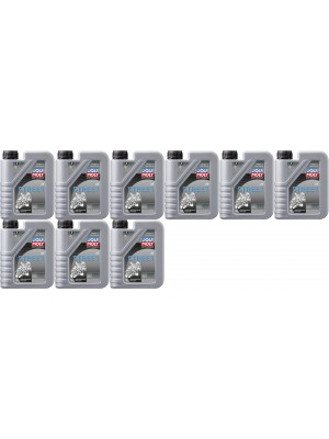 Liqui Moly 1504 Motorbike 2T Street teilsynthetisches Motoröl 9x 1l = 9 Liter