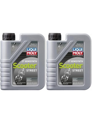 Liqui Moly 1621 Motorbike 2T Semisynth Scooter Street 2x 1l = 2 Liter