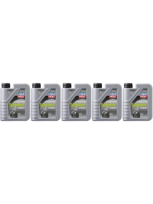 Liqui Moly 1621 Motorbike 2T Semisynth Scooter Street 5x 1l = 5 Liter