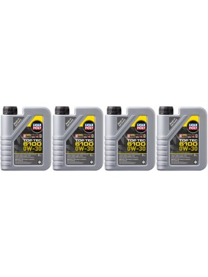 Liqui Moly 20770 Top Tec 6100 0W-30 Motoröl 4x 1l = 4 Liter