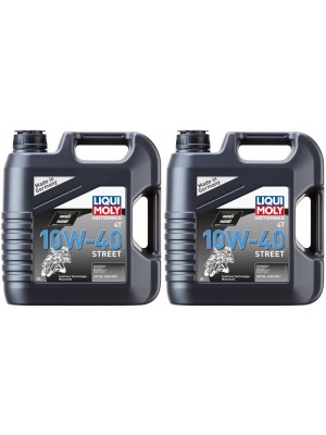 Liqui Moly 1243 Street 4T 10W-40 Motorrad Motoröl 2x 4l = 8 Liter