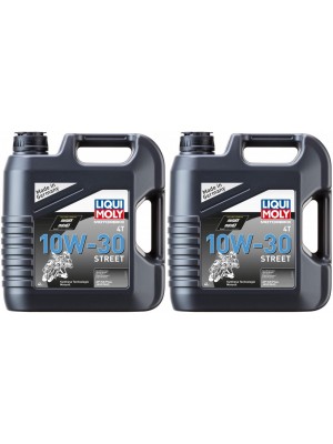 Liqui Moly 1688 Motorbike 4T 10W-30 Street Motorrad Motoröl 2x 4l = 8 Liter