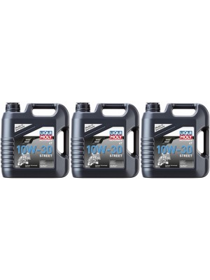 Liqui Moly 1688 Motorbike 4T 10W-30 Street Motorrad Motoröl 3x 4l = 12 Liter