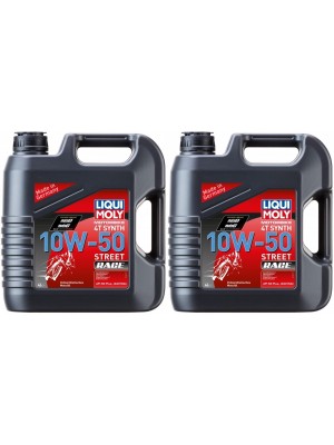 Liqui Moly 1686 Racing Synth Street Race 4T 10W-50 Motorrad Motoröl 2x4l=8 Liter