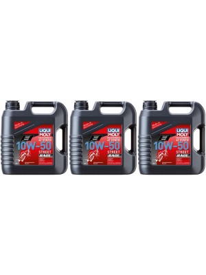 Liqui Moly 1686 Racing Synth Street Race 4T 10W-50 Motoröl 3x 4l = 12 Liter