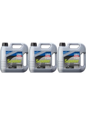 Liqui Moly 1237 Motorbike 2T Basic Scooter Street Motoröl 3x 4l = 12 Liter