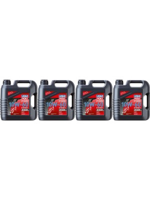 Liqui Moly 1687 Motorbike 4T Synth 10W-60 Street Race Motoröl 4x 4l = 16 Liter