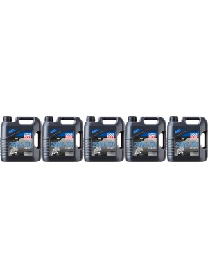 Liqui Moly 1696 Motorbike 4T 20W-50 Motorrad Motoröl Street 5x 4l = 20 Liter