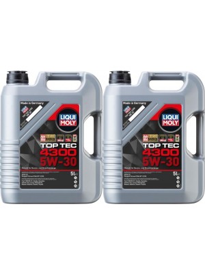 Liqui Moly 3741 5W-30 Top Tec 4300 Motoröl 2x 5 = 10 Liter