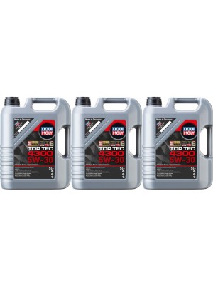 Liqui Moly 3741 5W-30 Top Tec 4300 Motoröl 3x 5 = 15 Liter