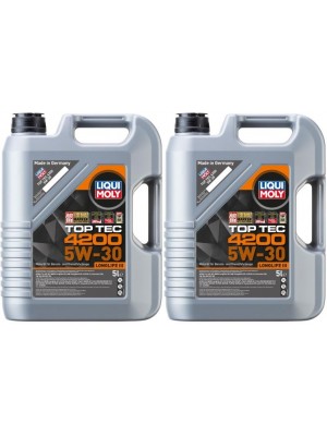 Liqui Moly 3707 5W-30 Top Tec 4200 Longlife III Motoröl 2x 5 = 10 Liter