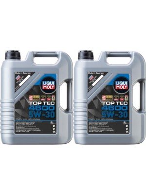 Liqui Moly 3756 5W-30 Top Tec 4600 Motoröl 2x 5 = 10 Liter