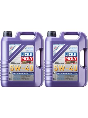 Liqui Moly 3864 Leichtlauf High Tech 5W-40 Motoröl 2x 5 = 10 Liter