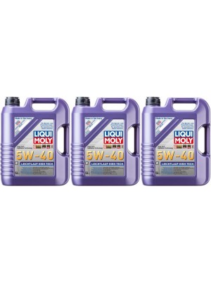 Liqui Moly 3864 Leichtlauf High Tech 5W-40 Motoröl 3x 5 = 15 Liter