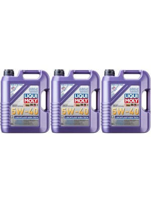 Liqui Moly 3864 Leichtlauf High Tech 5W-40 Motoröl 3x 5 = 15 Liter