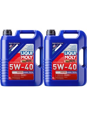 Liqui Moly 1332 Diesel High Tech 5W-40 Motoröl 2x 5 = 10 Liter