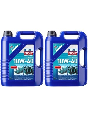 Liqui Moly 25013 Marine Motoroil 4T 10W-40 2x 5 = 10 Liter