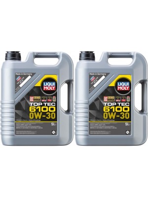 Liqui Moly 20771 Top Tec 6100 0W-30 Motoröl 2x 5 = 10 Liter