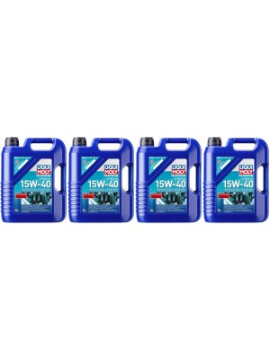 Liqui Moly 25016 Marine 4T Motor Oil 15W-40 4x 5 = 20 Liter