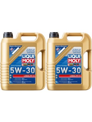 Liqui Moly 20647 5W-30 Longlife III Motoröl 2x 5 = 10 Liter