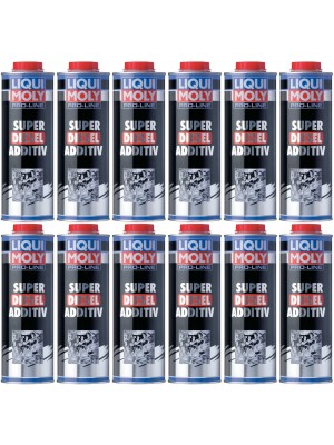 Liqui Moly 5176 Pro-Line Super Diesel Additiv 12x 1l = 12 Liter