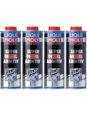 Liqui Moly 5176 Pro-Line Super Diesel Additiv 4x 1l = 4 Liter