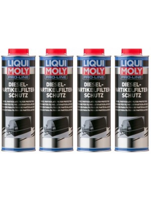 Liqui Moly 5123 Pro-Line Dieselpartikelfilter-Schutz 4x 1l = 4 Liter