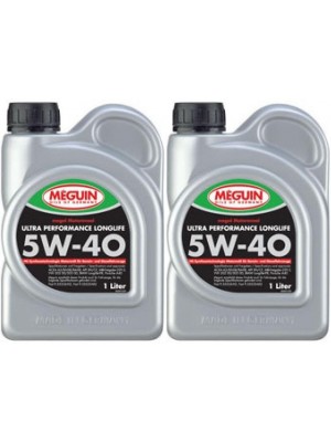 Meguin megol 4361 Motoröl Ultra Performance Longlife SAE 5W-40 2x 1l = 2 Liter