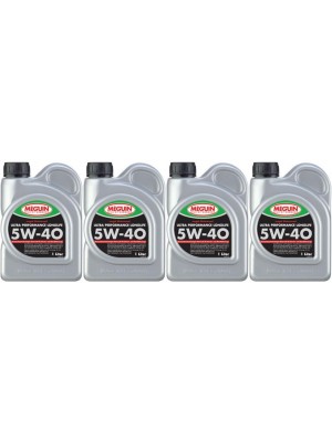 Meguin megol 4361 Motoröl Ultra Performance Longlife SAE 5W-40 4x 1l = 4 Liter