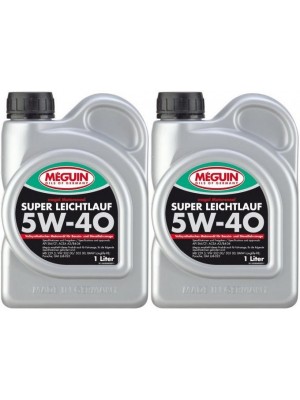 Meguin megol 4808 Motoröl Super Leichtlauf 5W-40 (vollsynth.) 2x 1l = 2 Liter