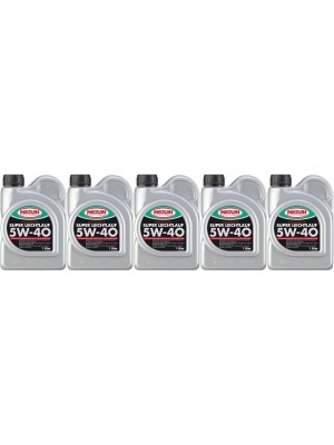 Meguin megol 4808 Motoröl Super Leichtlauf 5W-40 (vollsynth.) 5x 1l = 5 Liter