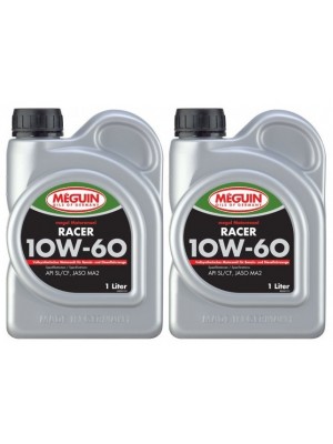 Meguin megol 6524 4T RACER 10W-60 VS Motorrad Motoröl 2x 1l = 2 Liter