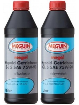 Meguin megol 4650 Hypoid-Getriebeöl GL5 SAE 75W-90 (vollsynth.) 2x 1l = 2 Liter