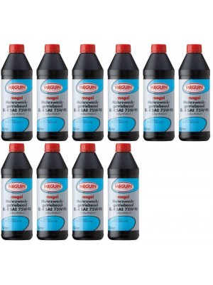 Meguin megol 4867 Mehrzweck-Getriebeöl GL4 SAE 75W-90 10x 1l = 10 Liter