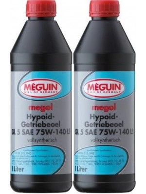 Meguin megol 3536 Hypoid-Getriebeoel GL5 SAE 75W-140 LS 2x 1l = 2 Liter