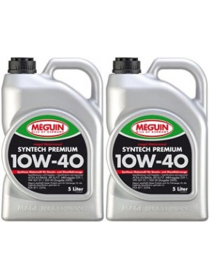 Meguin megol 4338 Motoröl Syntech Premium SAE 10W-40 2x 5 = 10 Liter