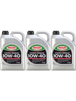 Meguin megol 4338 Motoröl Syntech Premium SAE 10W-40 3x 5 = 15 Liter