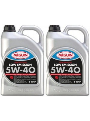 Meguin megol 6574 Motoröl Low Emission SAE 5W-40 2x 5 = 10 Liter