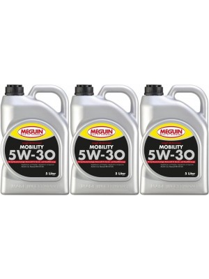 Meguin megol 3182 Motoröl Mobility SAE 5W-30 3x 5 = 15 Liter