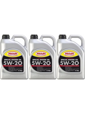 Meguin megol 9499 Motoröl Special Engine Oil SAE 5W-20 3x 5 = 15 Liter