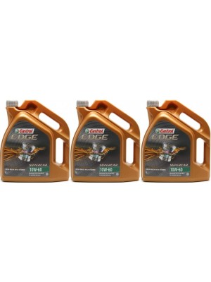 Castrol Edge 10W-60 Supercar Motoröl 3x 5 = 15 Liter