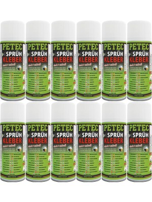 Petec Sprühkleber 12x 400 Milliliter