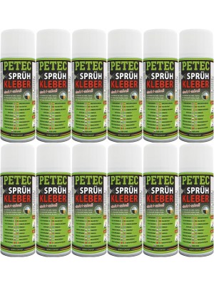 Petec Sprühkleber 12x 400 Milliliter