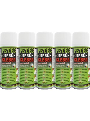 Petec Sprühkleber 5x 400 Milliliter