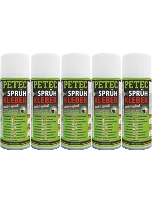 Petec Sprühkleber 5x 400 Milliliter