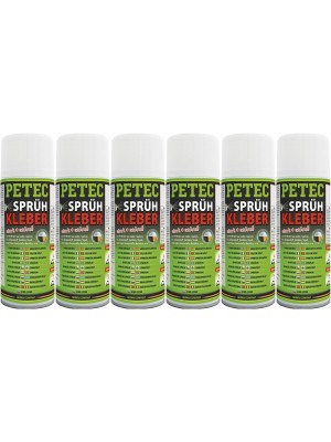 Petec Sprühkleber 6x 400 Milliliter
