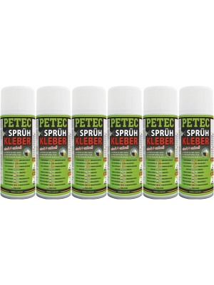 Petec Sprühkleber 6x 400 Milliliter